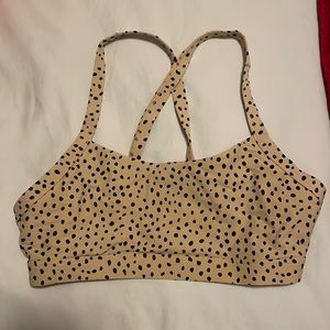 White fox X Sarah’s Day speckle bra-small